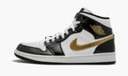 Air Jordan 1 Mid SE “Black Gold Patent Leather” — view 2