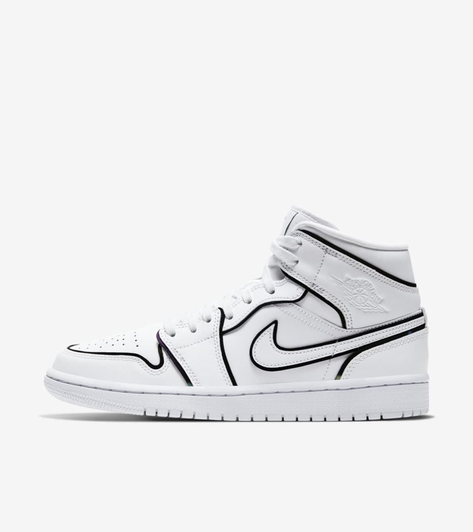 Air Jordan 1 Mid SE Iridescent Trim — view 2