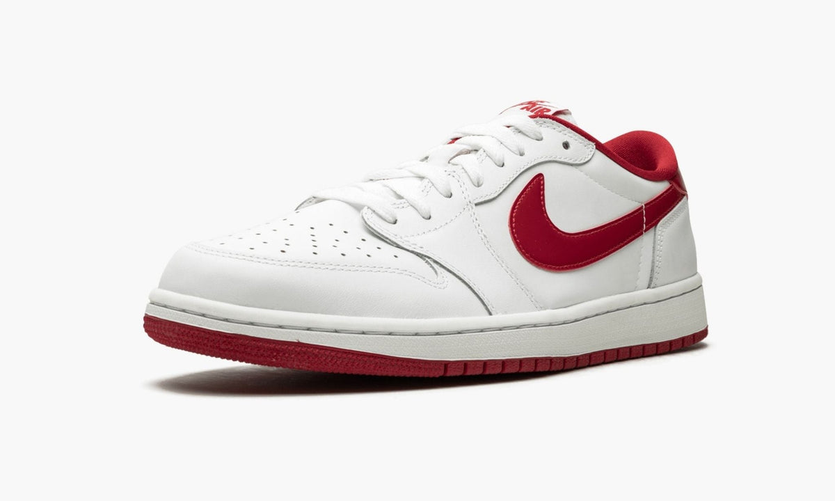 Air Jordan 1 Retro Low OG “White / Varsity Red” — view 5