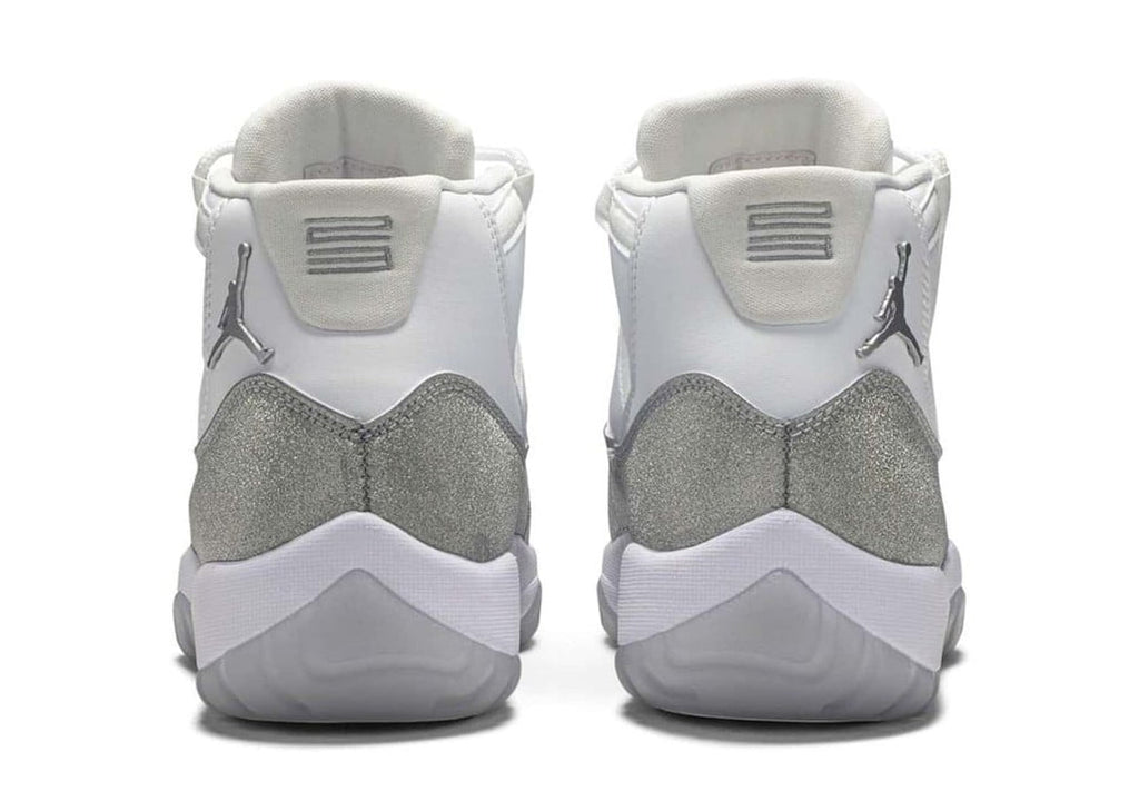 Air Jordan 11 Retro White Metallic Silver Womens — view 3