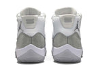 Air Jordan 11 Retro White Metallic Silver Womens — view 3