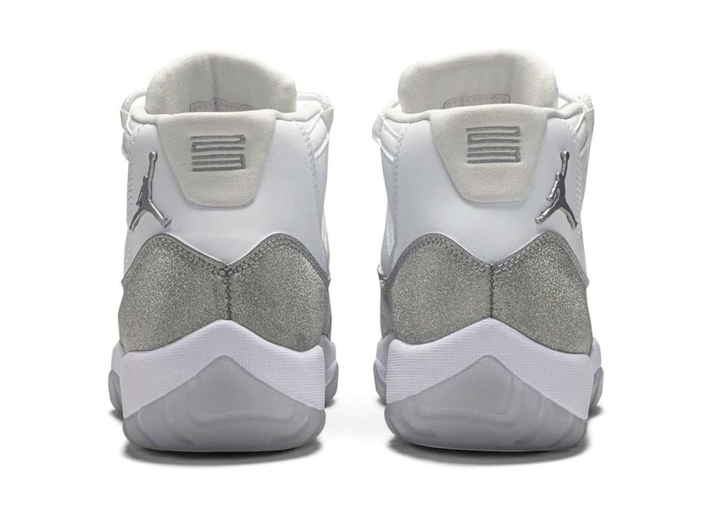 Air Jordan 11 Retro White Metallic Silver Womens — view 3