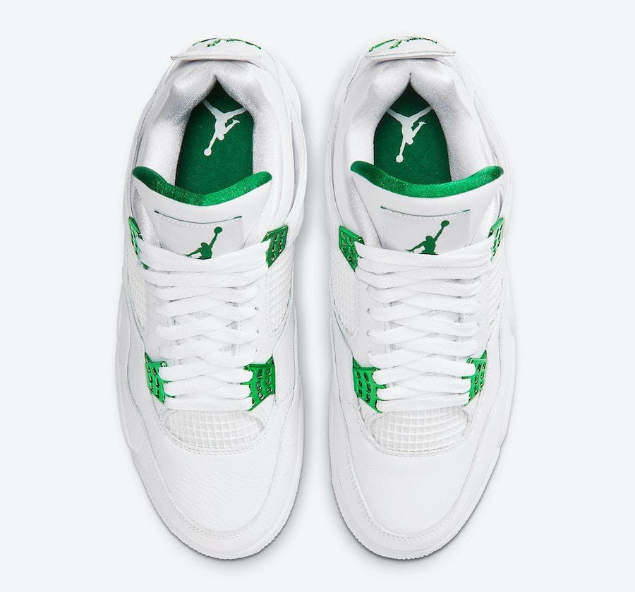 Air Jordan 4 Retro Metallic Green — view 2