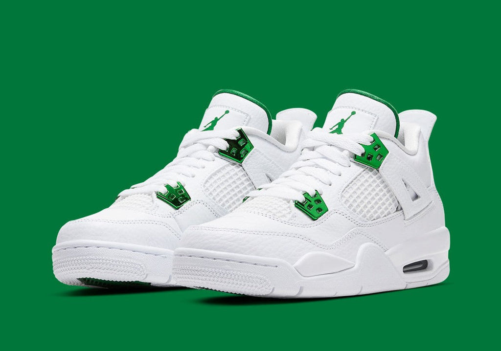 Air Jordan 4 Retro Metallic Green — view 4