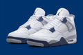 Air Jordan 4 Retro White Midnight Navy — view 1