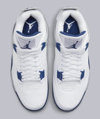 Air Jordan 4 Retro White Midnight Navy — view 4