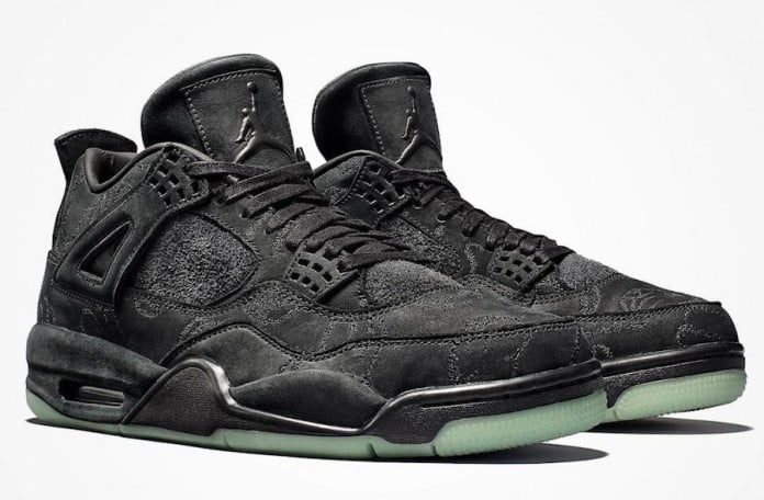 Air Jordan 4 x KAWRS Black — view 2