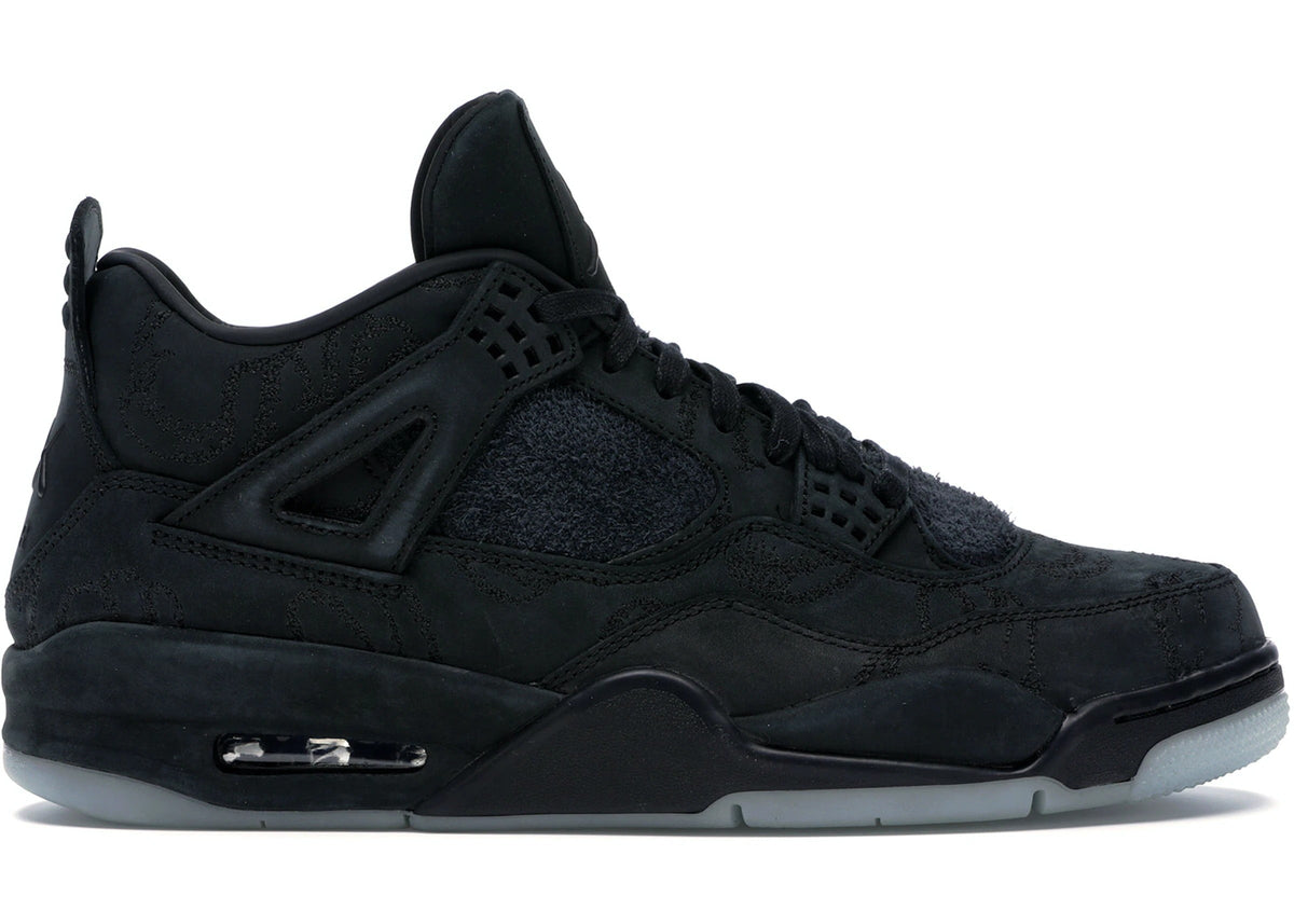 Air Jordan 4 x KAWRS Black — view 3
