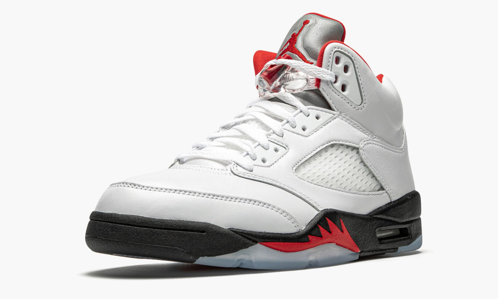 Air Jordan 5 Retro “Fire Red Silver Tongue 2020” — view 5