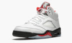 Air Jordan 5 Retro “Fire Red Silver Tongue 2020” — view 5