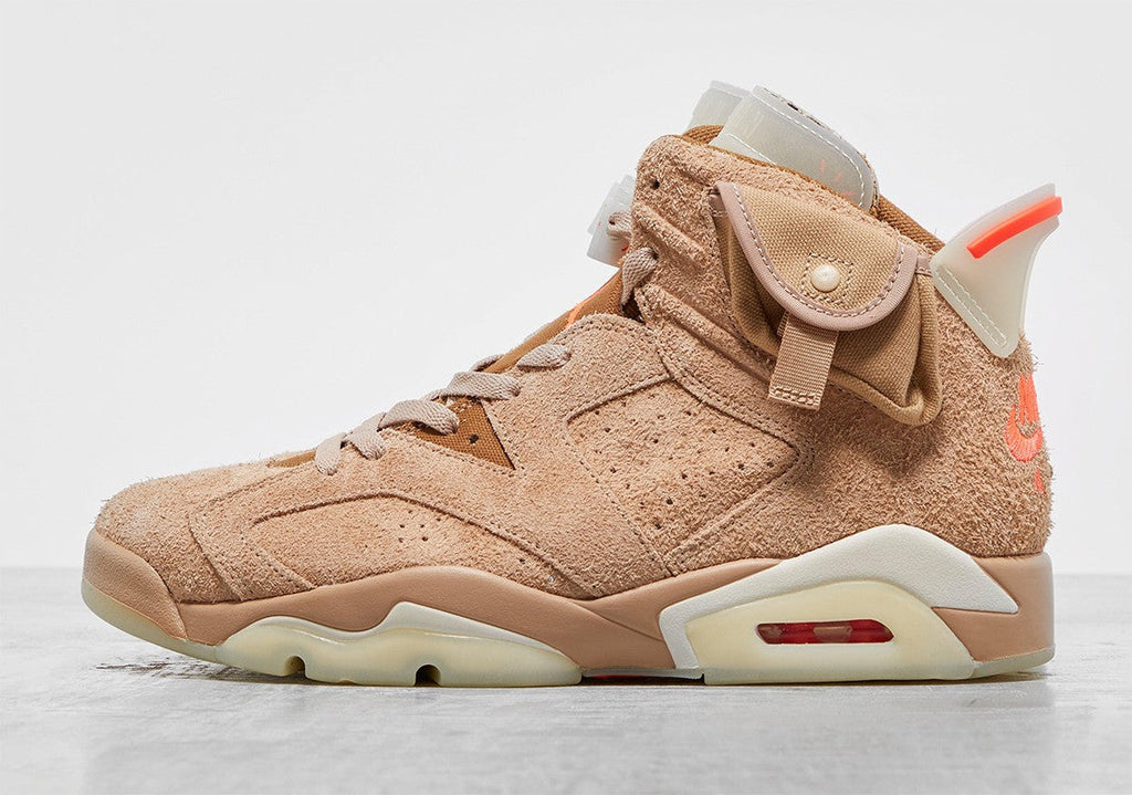 Air Jordan 6 Retro TraviScots British Khaki — view 5