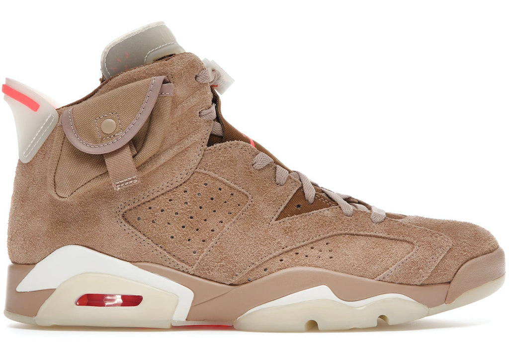 Air Jordan 6 Retro TraviScots British Khaki — view 2