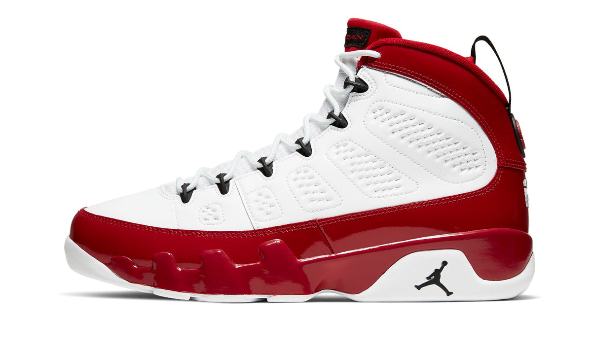 Air Jordan 9 White/Red/Black — view 1