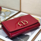 Dior 30 Montaigne Pouch - Cherry Red — view 4