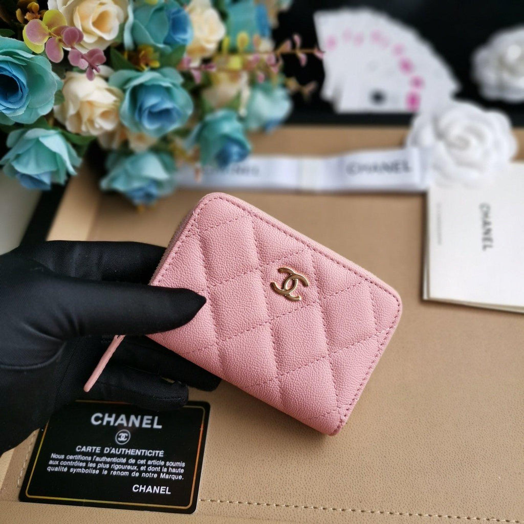 Chanel 22C Pink Zip Coin Wallet — view 2