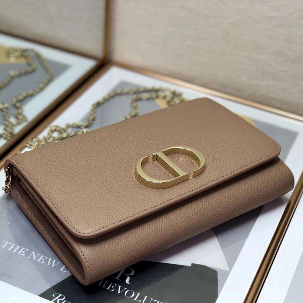 Dior 30 Montaigne Pouch - Bright Brown — view 4