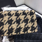 Chanel 19 Tweed Flap Bag Black and Beige — view 4