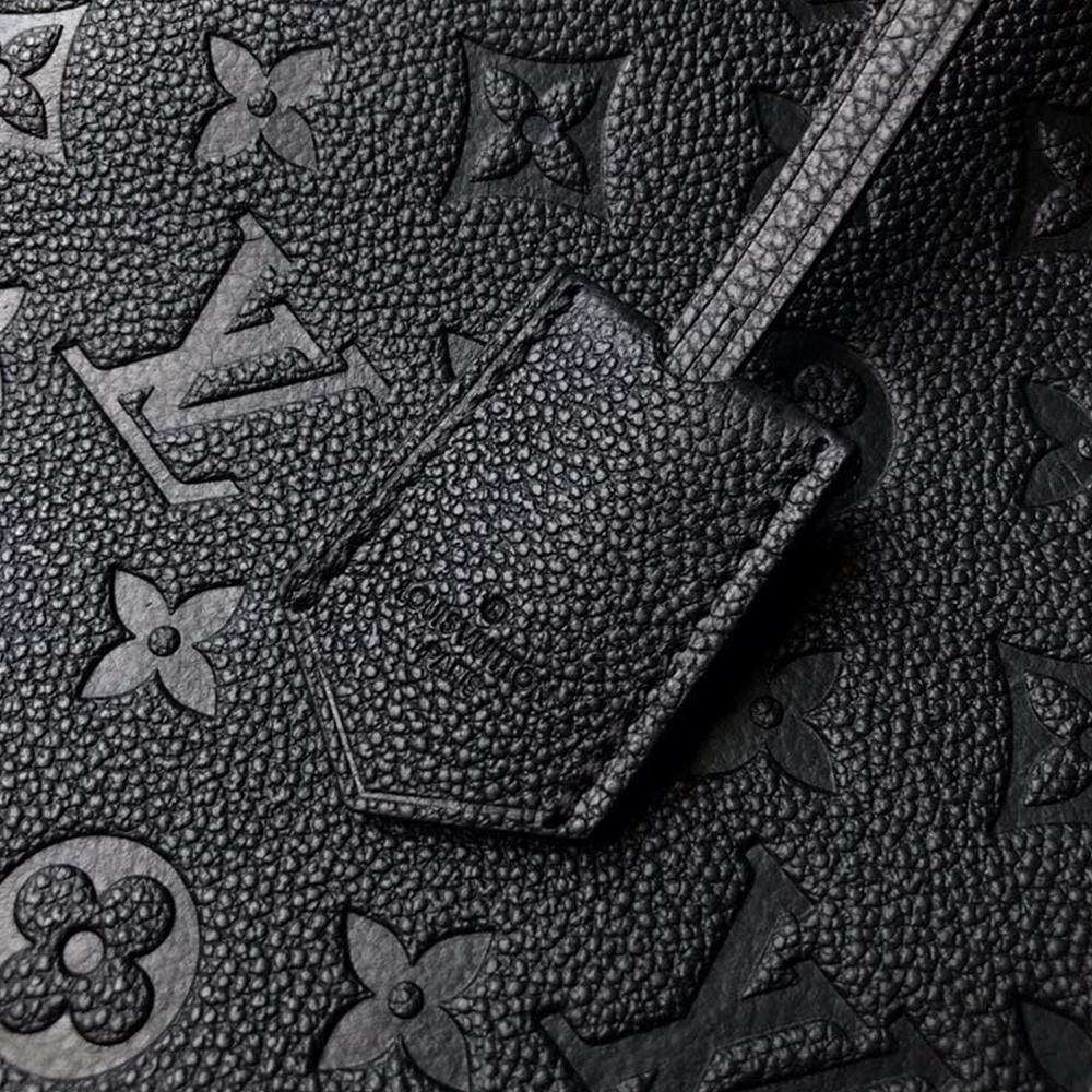 LV Montaigne MM Black Handbag — view 7