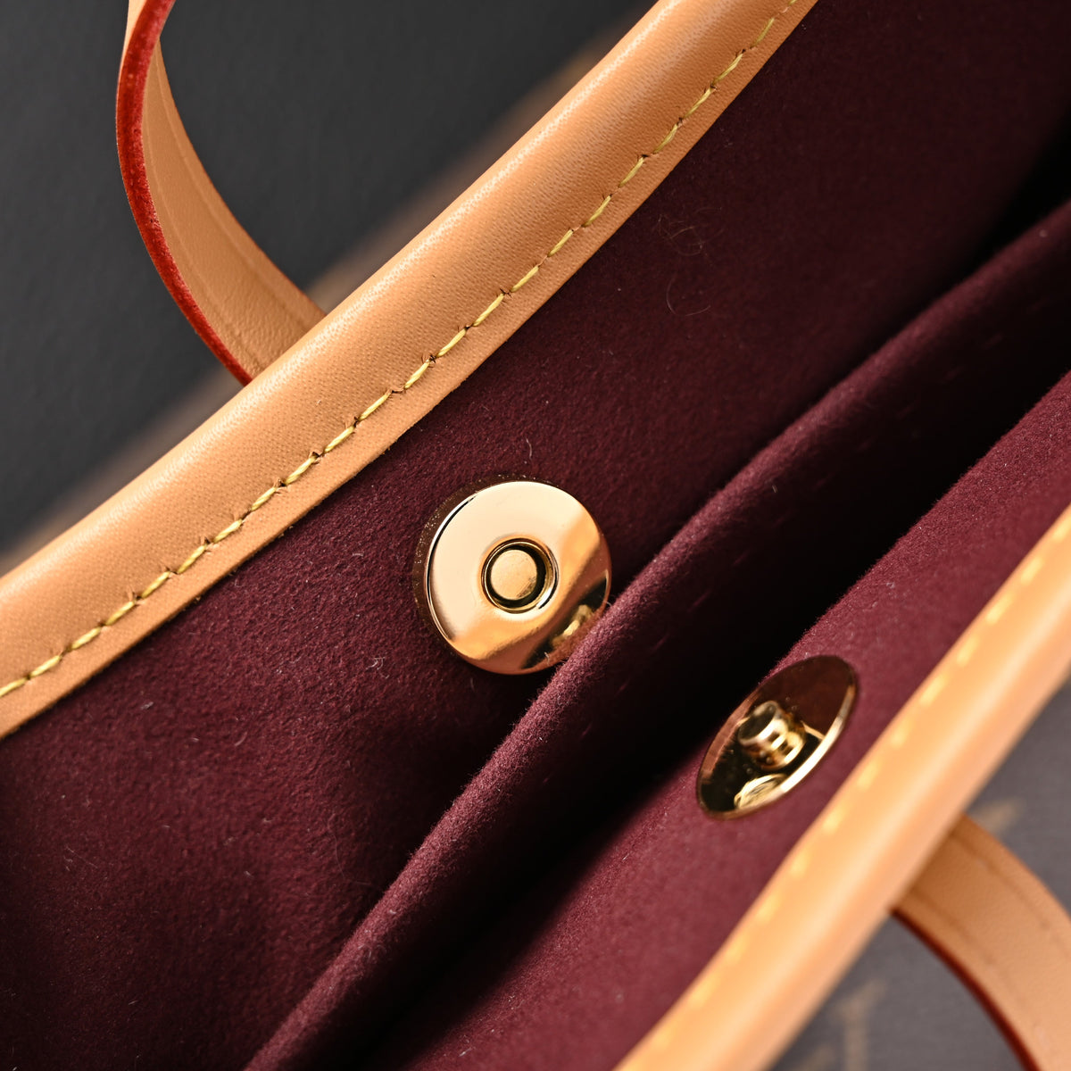 Louis Vuitton Carryall BB Monogram Canvas Shoulder Bag – Classic Brown (M13014) — view 2