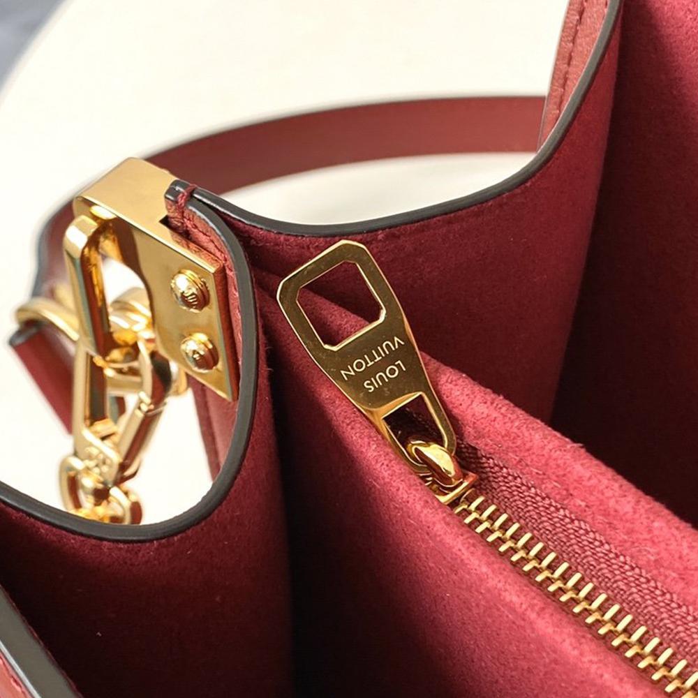 LV Dauphine MM Cherry Red Handbag — view 5