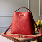 Louis Vuitton Néonoé BB Bucket Bag - Red — view 3