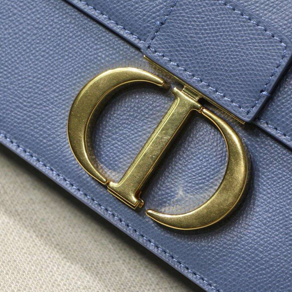 Dior 30 Montaigne Bag - Blue-Gray — view 8