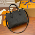 Louis Vuitton LV OnTheGo PM Handbag - Black — view 11