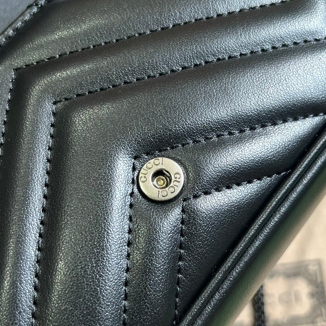 Gucci GG Marmont Belt Bag in Black 476433 — view 5