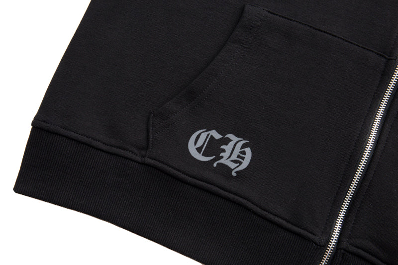 Chrome Hearts New Zip Up Hoodie -5001 — view 14