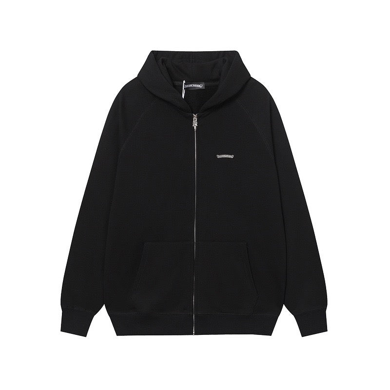 Chrome Hearts New Zip Up Hoodie 7019 — view 2