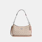 Coach Teri Shoulder Bag - Brown & Beige — view 5
