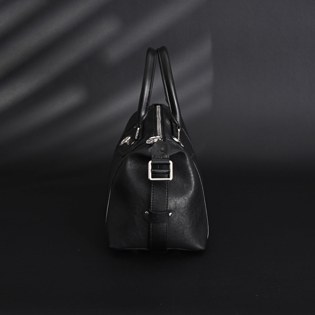 Louis Vuitton Nano Biker Bag in Black Lambskin Leather – Top Handle & Shoulder Carry (M14623) — view 3
