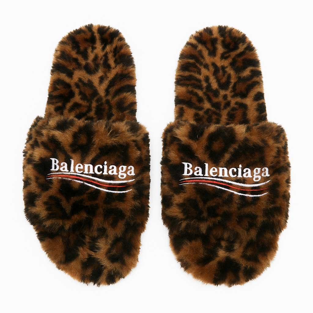 Furry Slide Sandal — view 3