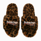 Furry Slide Sandal — view 3