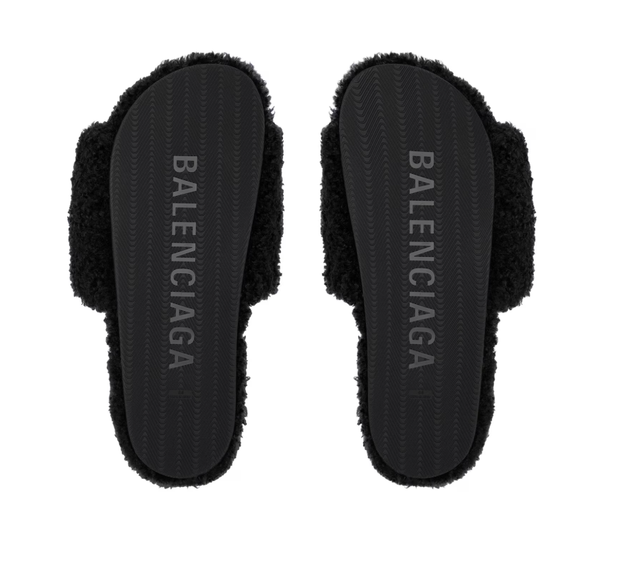 Furry Slide Sandal — view 2