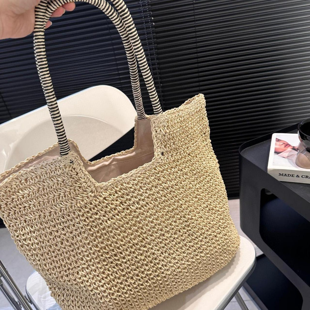 Saint Laurent YSL Raffia Bag — view 2