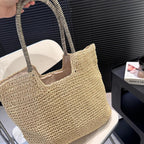 Saint Laurent YSL Raffia Bag — view 2