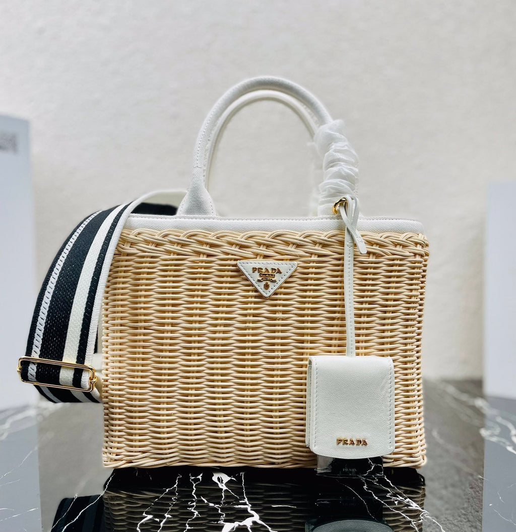 Prada Bucket Handle Bag 1BG835 02 - Beige — view 7