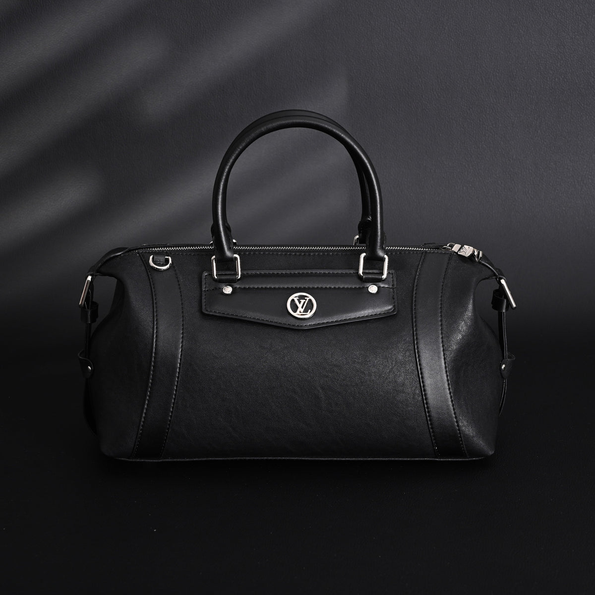 Louis Vuitton Nano Biker Bag in Black Lambskin Leather – Top Handle & Shoulder Carry (M14623) — view 10