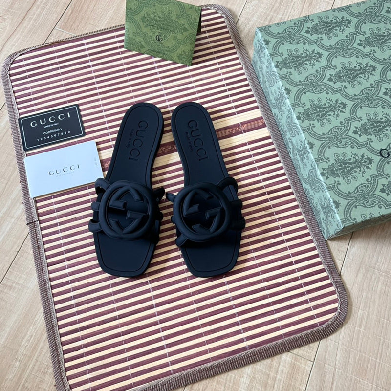 MJGS71 Women's Leather Slippers — view 3