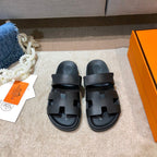 MJHS1 Unisex Leather Slippers — view 1