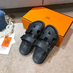 MJHS1 Unisex Leather Slippers — view 10