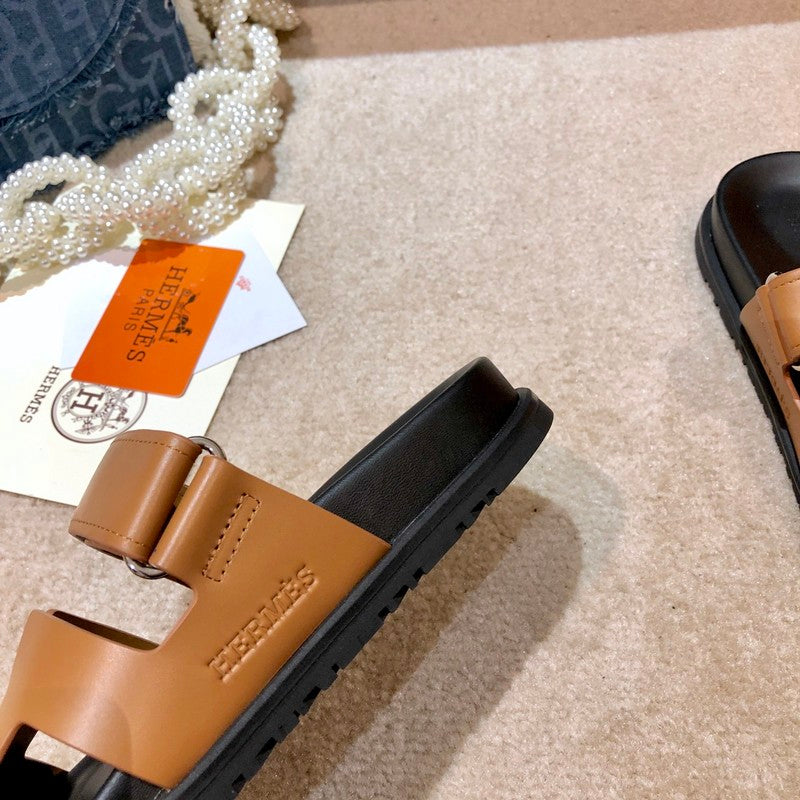 MJHS1 Unisex Leather Slippers — view 13