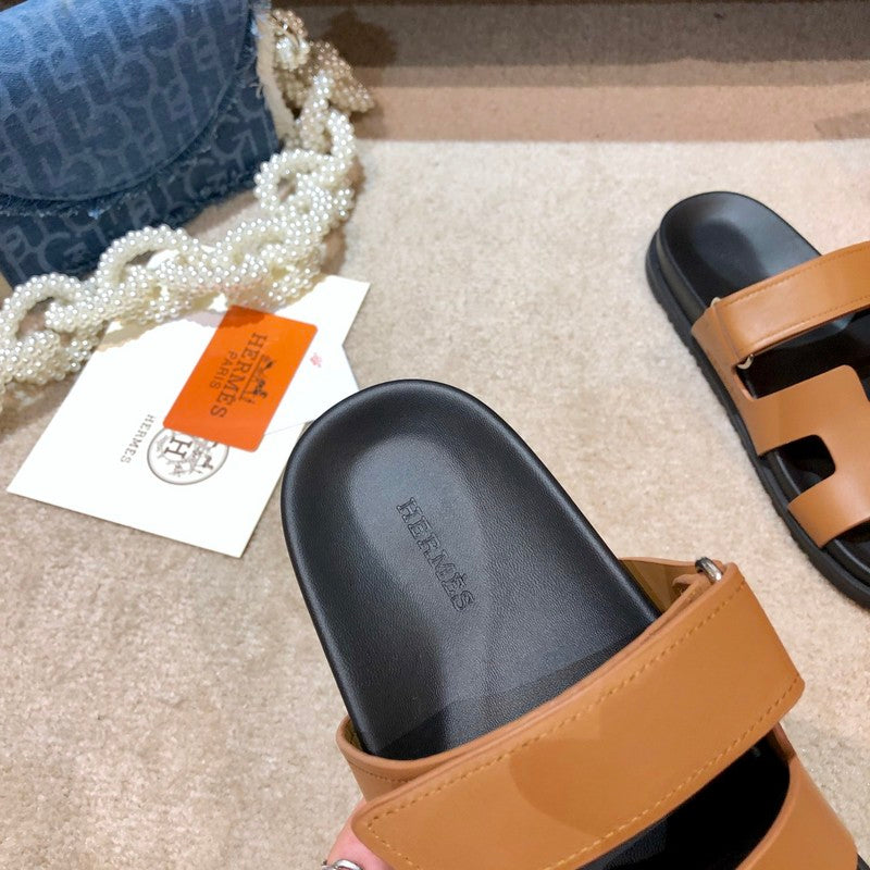 MJHS1 Unisex Leather Slippers — view 17
