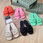 MJGS71 Women's Leather Slippers — view 1