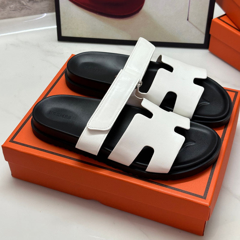 MJHS1 Unisex Leather Slippers — view 3