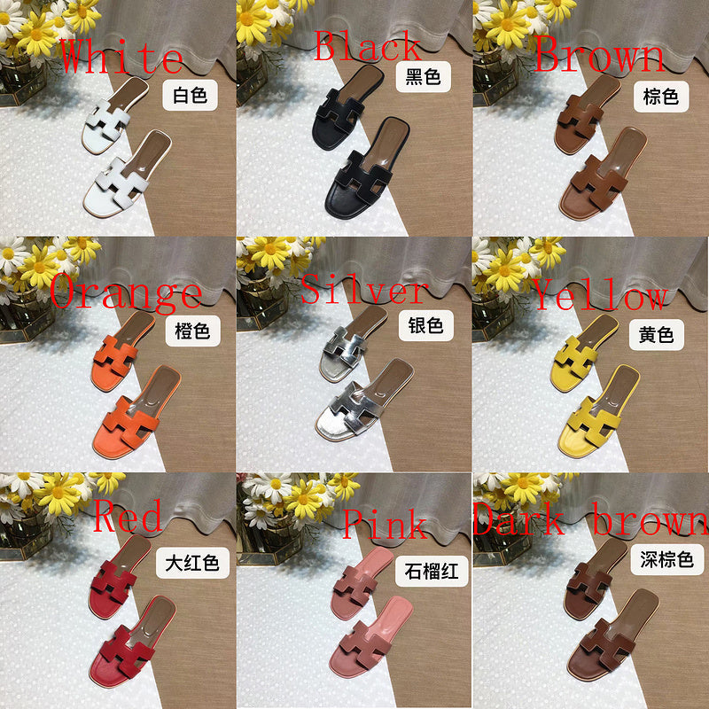 MJHS03 Women's Leather Slippers — view 1