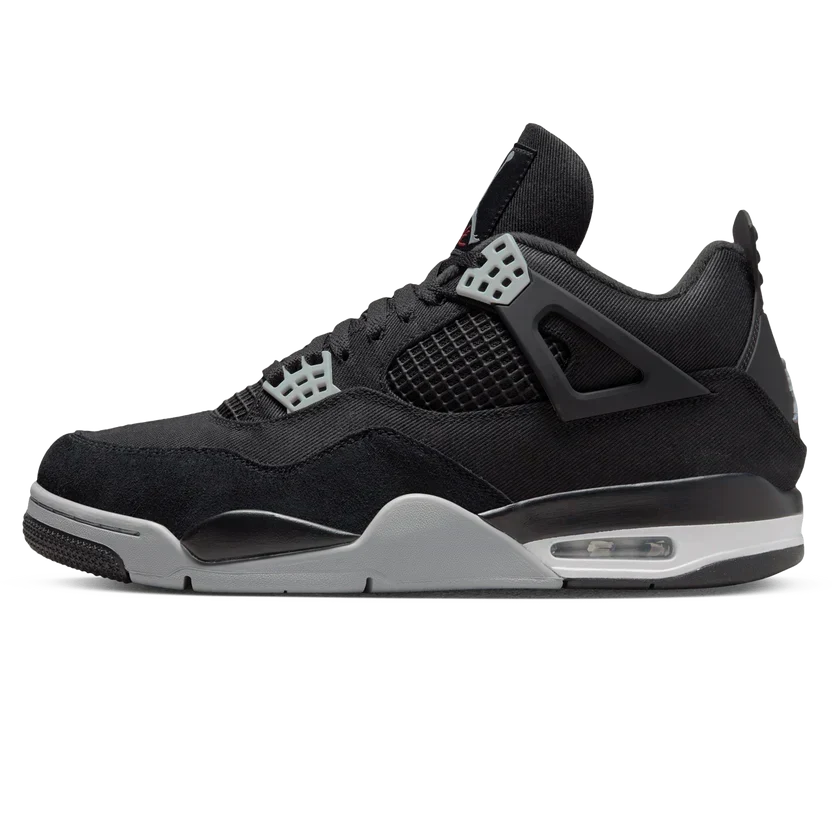 Air Jordan 4 'Black Canvas' — view 1