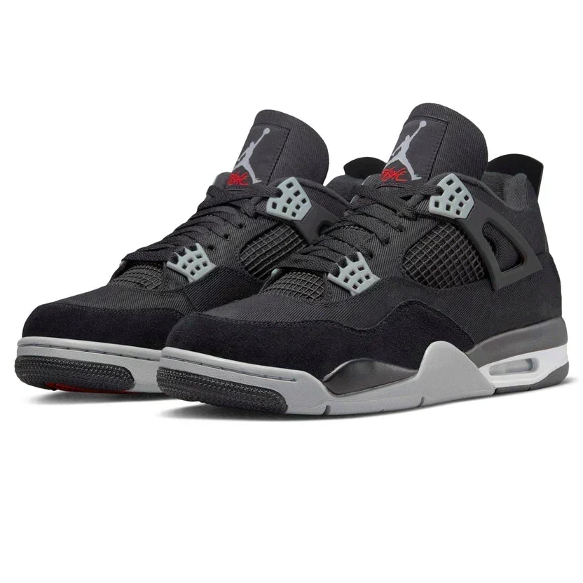 Air Jordan 4 'Black Canvas' — view 2
