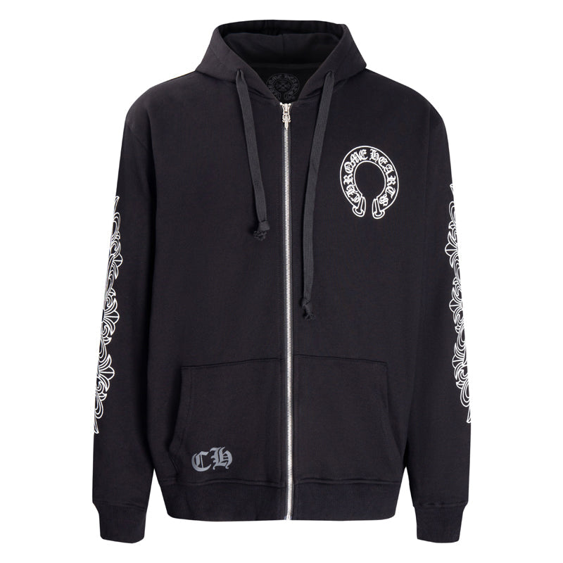 Chrome Hearts New Zip Up Hoodie -5001 — view 5